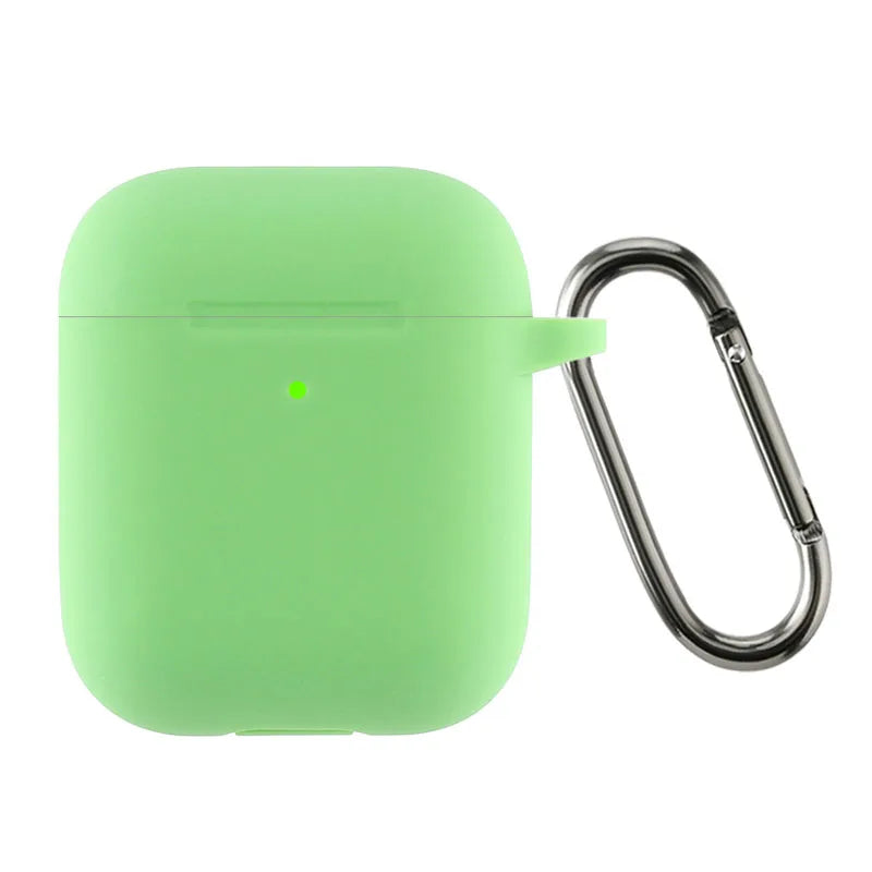 Protection for Apple Airpods 1/2 Charging Case with Keychain