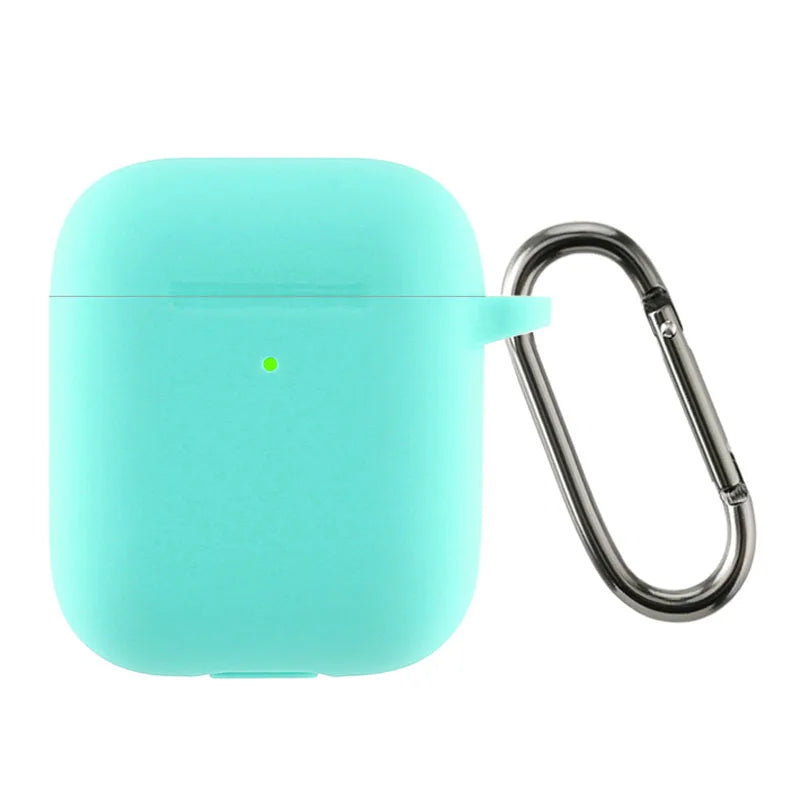 Protection for Apple Airpods 1/2 Charging Case with Keychain