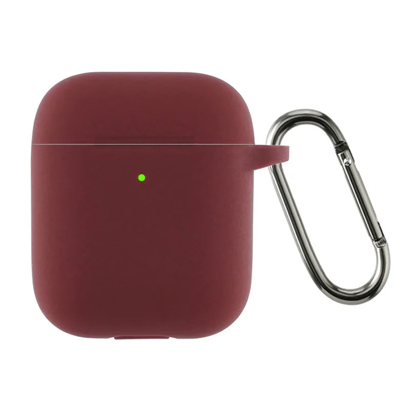Protection for Apple Airpods 1/2 Charging Case with Keychain