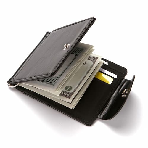 Ultra-thin PU leather wallet